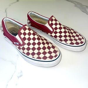 VANS CHECKERBOARD SLIP-ON WIDE